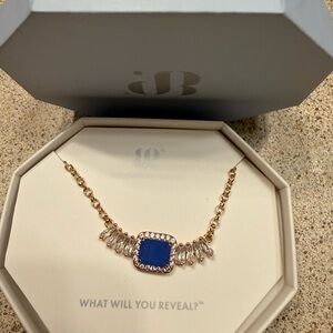 Bomb party OG necklace blue on gold plating